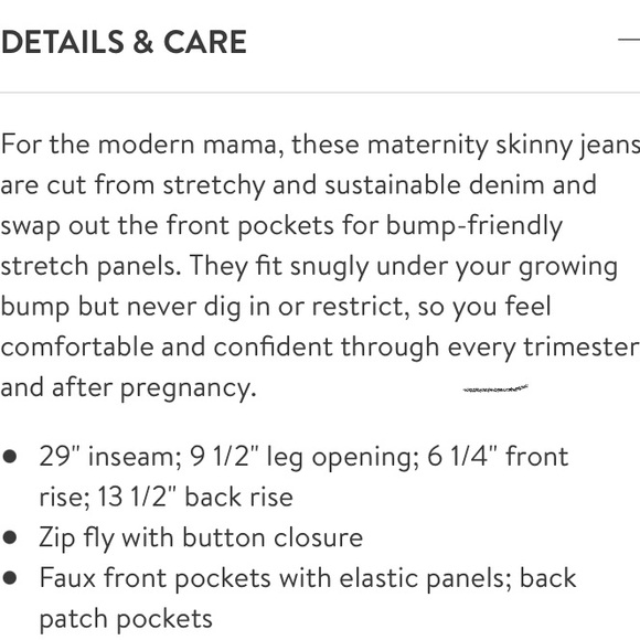 Maternity Jeans Jeggings Distress Wash Size 8 29R - Picture 16 of 16